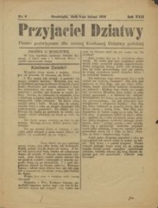 Przyjaciel Dziatwy : pismo poświęcone dla naszej kochanej dziatwy polskiej 1916.02.08 nr 6