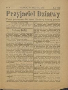 Przyjaciel Dziatwy : pismo poświęcone dla naszej kochanej dziatwy polskiej 1916.02.22 nr 8