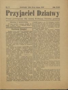 Przyjaciel Dziatwy : pismo poświęcone dla naszej kochanej dziatwy polskiej 1916.02.29 nr 9