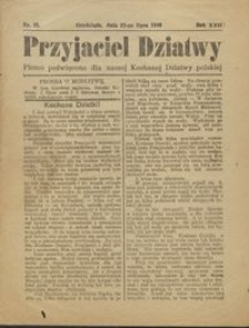 Przyjaciel Dziatwy : pismo poświęcone dla naszej kochanej dziatwy polskiej 1916.07.12