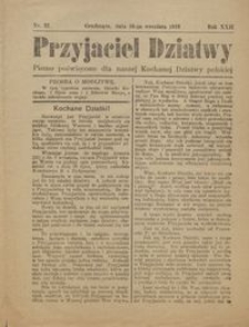 Przyjaciel Dziatwy : pismo poświęcone dla naszej kochanej dziatwy polskiej 1916.09.10 nr 32