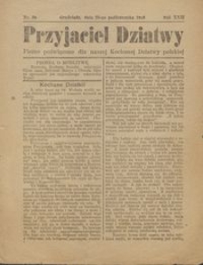 Przyjaciel Dziatwy : pismo poświęcone dla naszej kochanej dziatwy polskiej 1916.10.28 nr 36