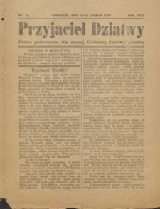 Przyjaciel Dziatwy : pismo poświęcone dla naszej kochanej dziatwy polskiej 1916.12.12 nr 41