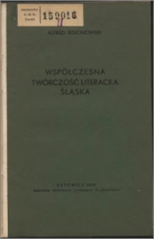 Współczesna twórczość literacka Śląska