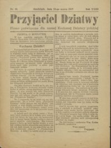 Przyjaciel Dziatwy : pismo poświęcone dla naszej kochanej dziatwy polskiej 1917.03.10 nr 10