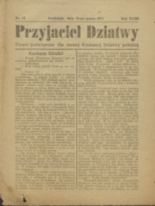 Przyjaciel Dziatwy : pismo poświęcone dla naszej kochanej dziatwy polskiej 1917.03.31 nr 13