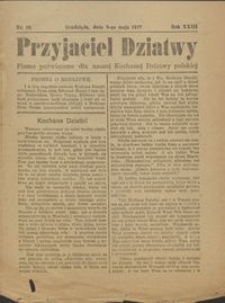 Przyjaciel Dziatwy : pismo poświęcone dla naszej kochanej dziatwy polskiej 1917.05.08 nr 18
