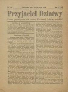 Przyjaciel Dziatwy : pismo poświęcone dla naszej kochanej dziatwy polskiej 1917.05.22 nr 20