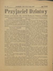 Przyjaciel Dziatwy : pismo poświęcone dla naszej kochanej dziatwy polskiej 1917.05.29 nr 21
