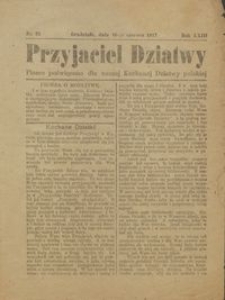 Przyjaciel Dziatwy : pismo poświęcone dla naszej kochanej dziatwy polskiej 1917.06.16 nr 24
