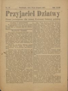 Przyjaciel Dziatwy : pismo poświęcone dla naszej kochanej dziatwy polskiej 1917.08.28 nr 32