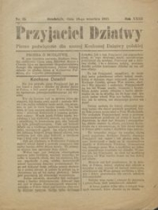 Przyjaciel Dziatwy : pismo poświęcone dla naszej kochanej dziatwy polskiej 1917.09.18 nr 35