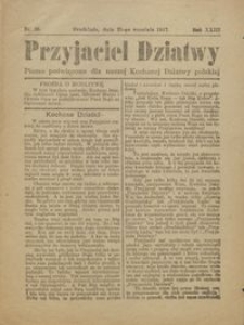 Przyjaciel Dziatwy : pismo poświęcone dla naszej kochanej dziatwy polskiej 1917.09.25 nr 36
