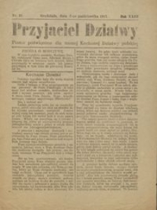 Przyjaciel Dziatwy : pismo poświęcone dla naszej kochanej dziatwy polskiej 1917.10.02 nr 37