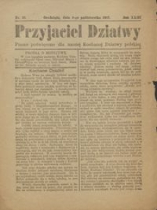 Przyjaciel Dziatwy : pismo poświęcone dla naszej kochanej dziatwy polskiej 1917.10.09 nr 38