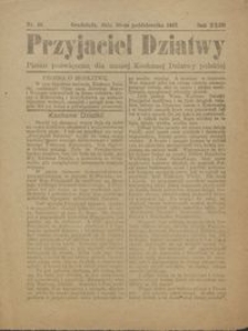 Przyjaciel Dziatwy : pismo poświęcone dla naszej kochanej dziatwy polskiej 1917.10.30 nr 40