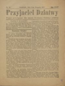 Przyjaciel Dziatwy : pismo poświęcone dla naszej kochanej dziatwy polskiej 1917.11.06 nr 41