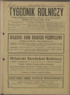 Tygodnik Rolniczy 1924, R. 8 nr 3/4