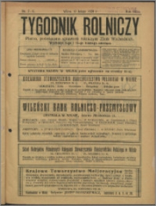 Tygodnik Rolniczy 1924, R. 8 nr 7/8
