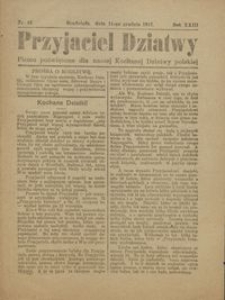 Przyjaciel Dziatwy : pismo poświęcone dla naszej kochanej dziatwy polskiej 1917.12.11 nr 46