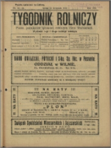 Tygodnik Rolniczy 1924, R. 8 nr 43/44