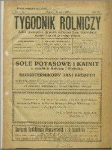 Tygodnik Rolniczy 1925, R. 9 nr 1/2