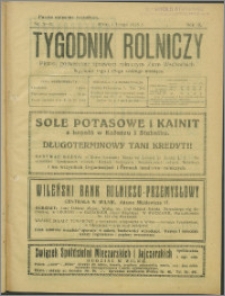 Tygodnik Rolniczy 1925, R. 9 nr 5/6