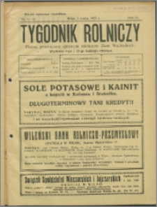 Tygodnik Rolniczy 1925, R. 9 nr 9/10