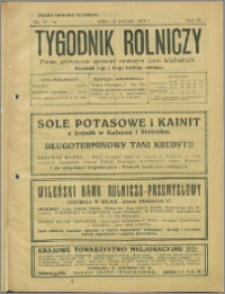 Tygodnik Rolniczy 1925, R. 9 nr 15/16