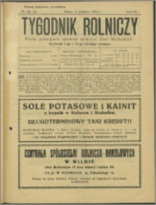 Tygodnik Rolniczy 1925, R. 9 nr 29/32