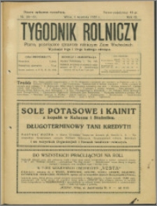Tygodnik Rolniczy 1925, R. 9 nr 33/34