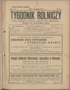 Tygodnik Rolniczy 1926, R. 10 nr 3/4
