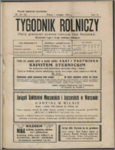 Tygodnik Rolniczy 1926, R. 10 nr 29/30