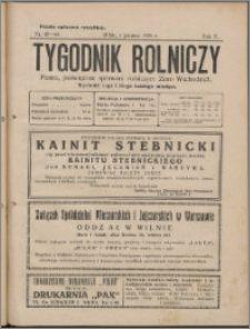Tygodnik Rolniczy 1926, R. 10 nr 45/46