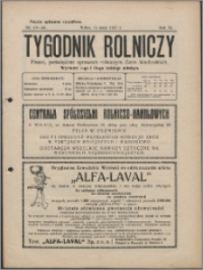 Tygodnik Rolniczy 1927, R. 11 nr 19/20