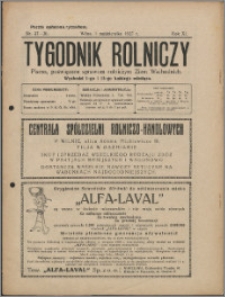 Tygodnik Rolniczy 1927, R. 11 nr 37/38