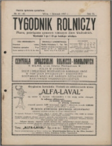 Tygodnik Rolniczy 1927, R. 11 nr 41/42