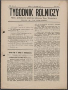 Tygodnik Rolniczy 1927, R. 11 nr 45/46