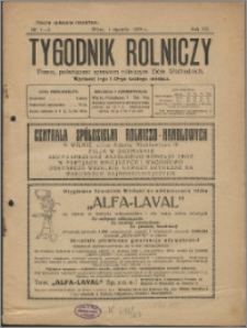 Tygodnik Rolniczy 1928, R. 12 nr 1/2