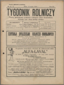 Tygodnik Rolniczy 1928, R. 12 nr 11/12