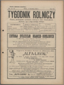 Tygodnik Rolniczy 1928, R. 12 nr 15/16