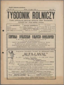 Tygodnik Rolniczy 1928, R. 12 nr 19/20