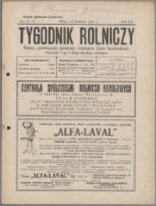 Tygodnik Rolniczy 1928, R. 12 nr 43/44