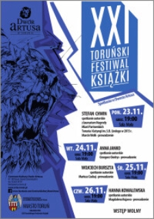 XXI Toruński Festiwal Książki : 23-26.11