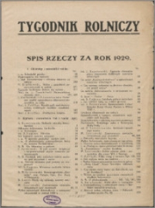 Tygodnik Rolniczy 1929, R. 13 nr 1/2