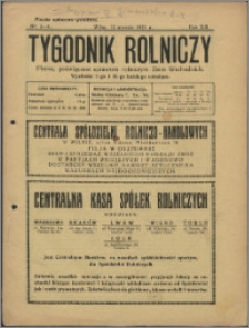 Tygodnik Rolniczy 1929, R. 13 nr 3/4