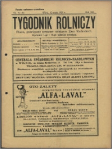 Tygodnik Rolniczy 1929, R. 13 nr 19/20