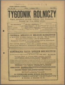 Tygodnik Rolniczy 1929, R. 13 nr 33/34