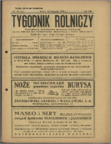 Tygodnik Rolniczy 1929, R. 13 nr 43/44