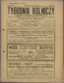 Tygodnik Rolniczy 1929, R. 13 nr 47/48